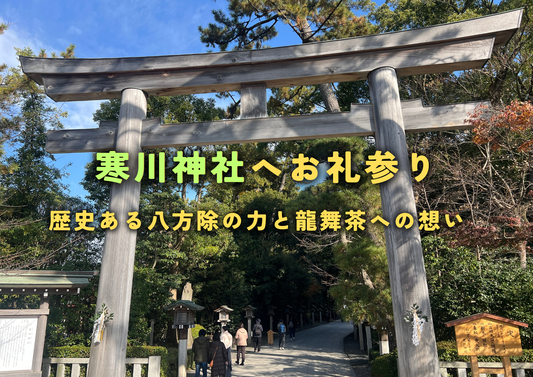 寒川神社へお礼参り｜歴史ある八方除の力と龍舞茶への想い