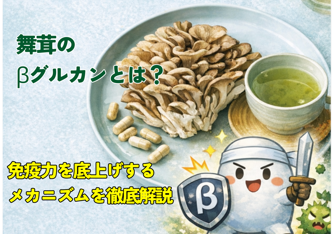舞茸のβグルカンとは？免疫力を底上げするメカニズムを徹底解説